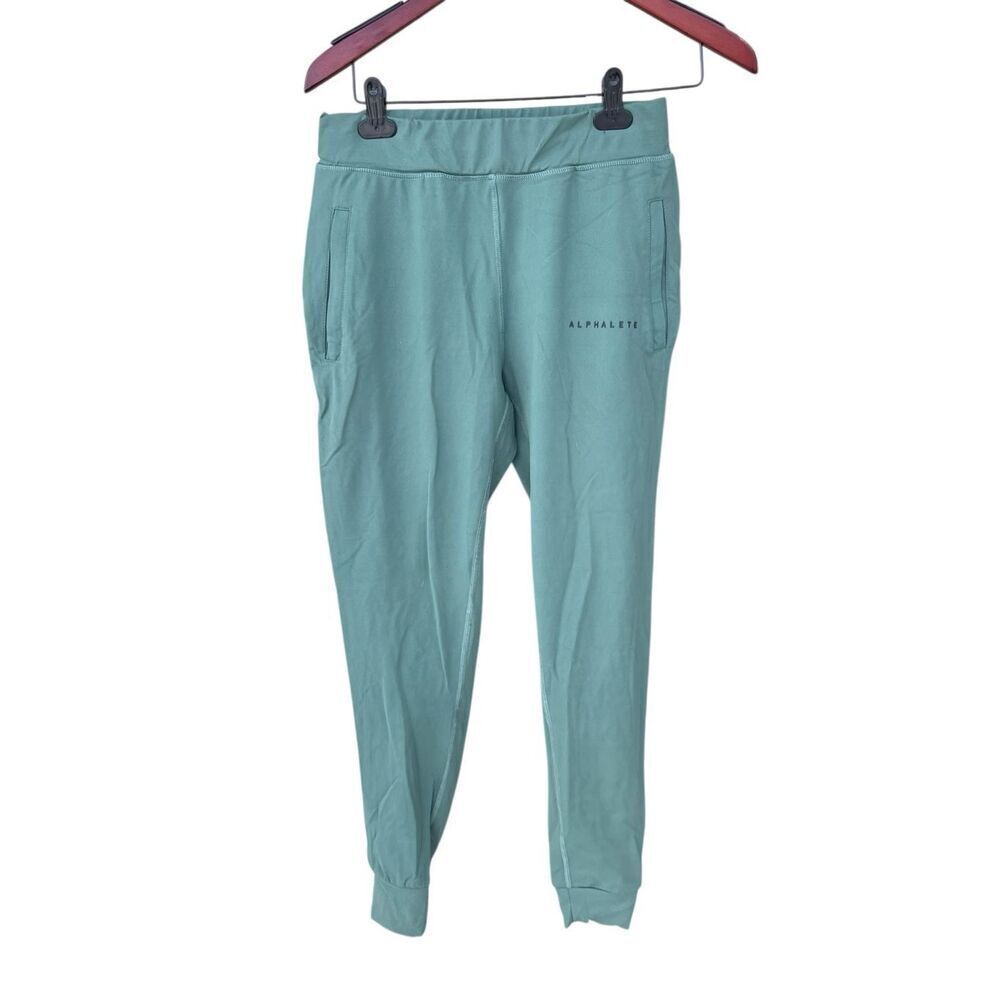 ALPHALETE Infinity Tech Pant Joggers Men's Terrain M Athletic Gym green/ blue